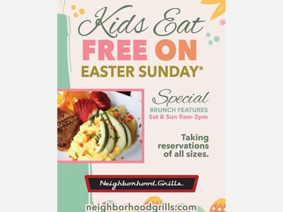 Kid's Eat Free On Easter Sunday