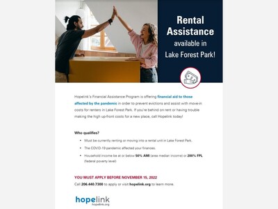Rental Assistance Available In LFP