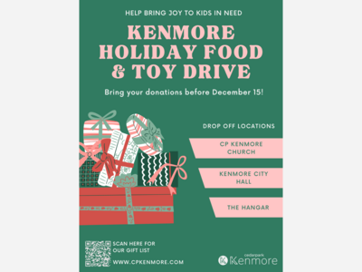 Kenmore Food Bank- Food & Toy Drive