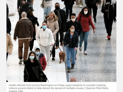 WA Health Leaders Urge Indoor Masking