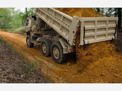 91 dump truck loads per day needed for an entire year to move LFP dirt for bus lane