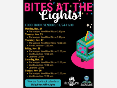 Food Trucks Operating in Shoreline Through Jan 11th