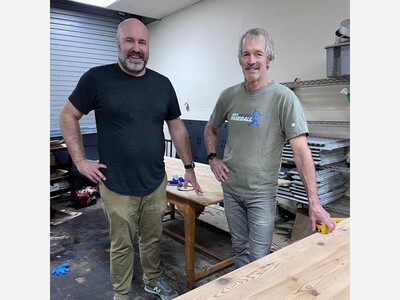 Volunteers To Refinish Third Place Tables