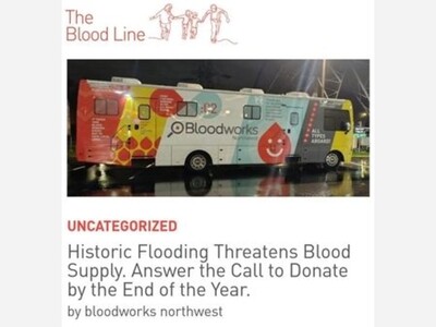 Historic Flooding Threatens Blood Supply