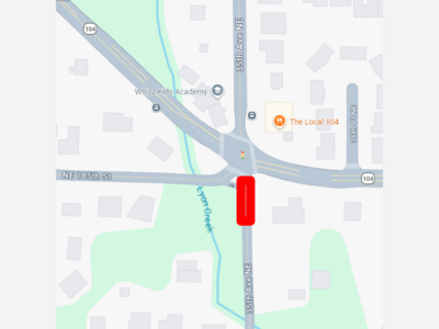 Overnight closures on both directions of 35th Ave