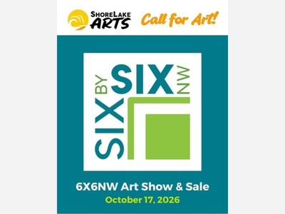  ShoreLake Arts is accepting submissions