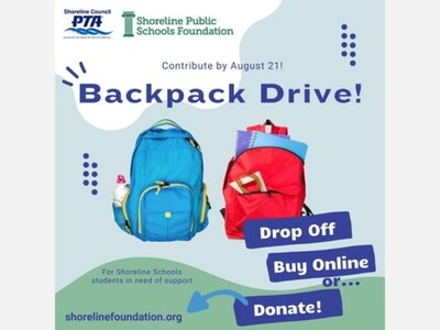 Shoreline Schools Backpack Drive