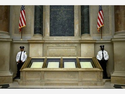 Founding Era Documents In Town Until August 16th