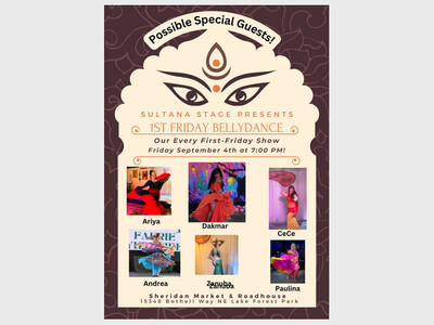 First Friday bellydance Show!