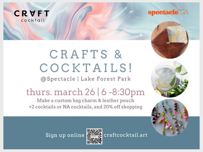 Create Bag Charms & Leather Pouches with Craft Cocktail