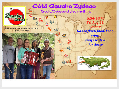 Côté Gauche Zydeco End of Summer Dance! 