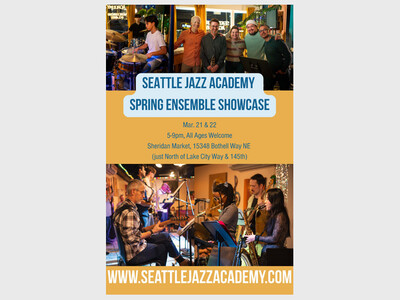 Seattle Jazz Academy Spring Ensemble 1 and 2!