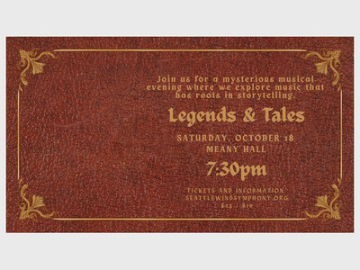Seattle Wind Symphony:  “Legends and Tales”