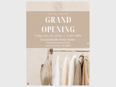 Clothed With Love Grand Opening