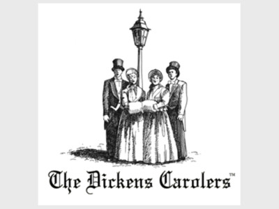 The Dickens Carolers on the Third Place Commons Stage