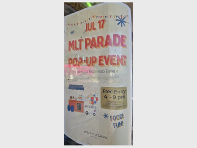 MLT Parade Pop-Up Event