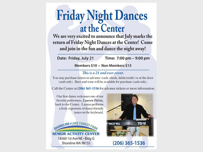 Friday Night Dances At The Center