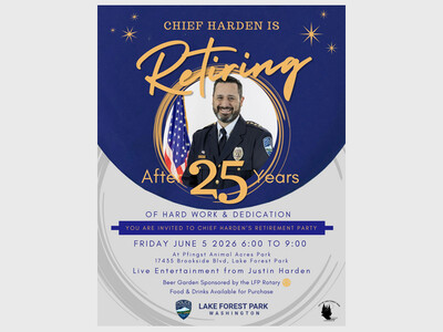 Celebrate Chief Harden's Retirement